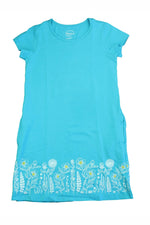Pre-owned Turquoise Floral Dress size: 2-5T Turquoise Floral