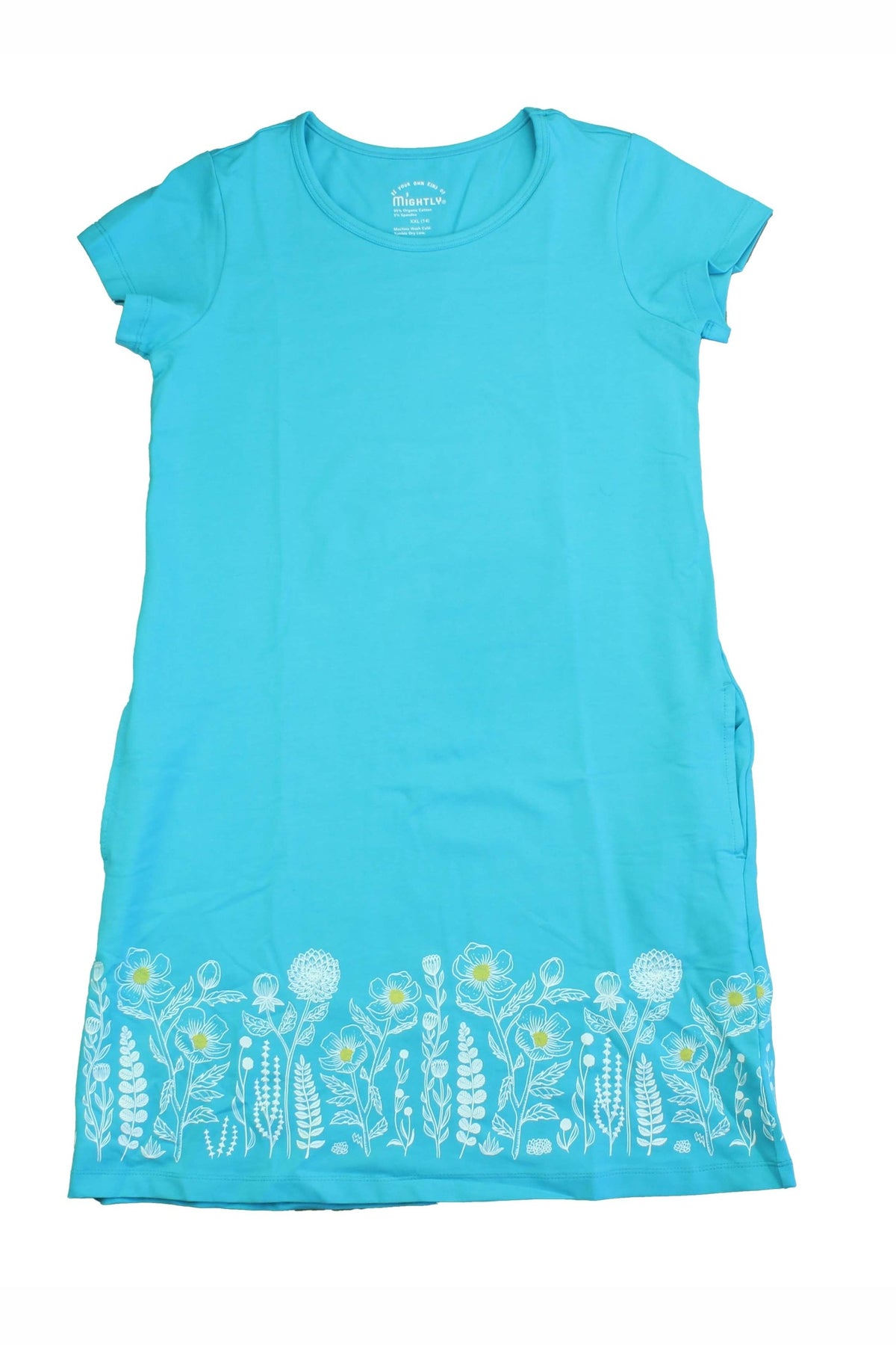 Pre-owned Turquoise Floral Dress size: 2-5T Turquoise Floral