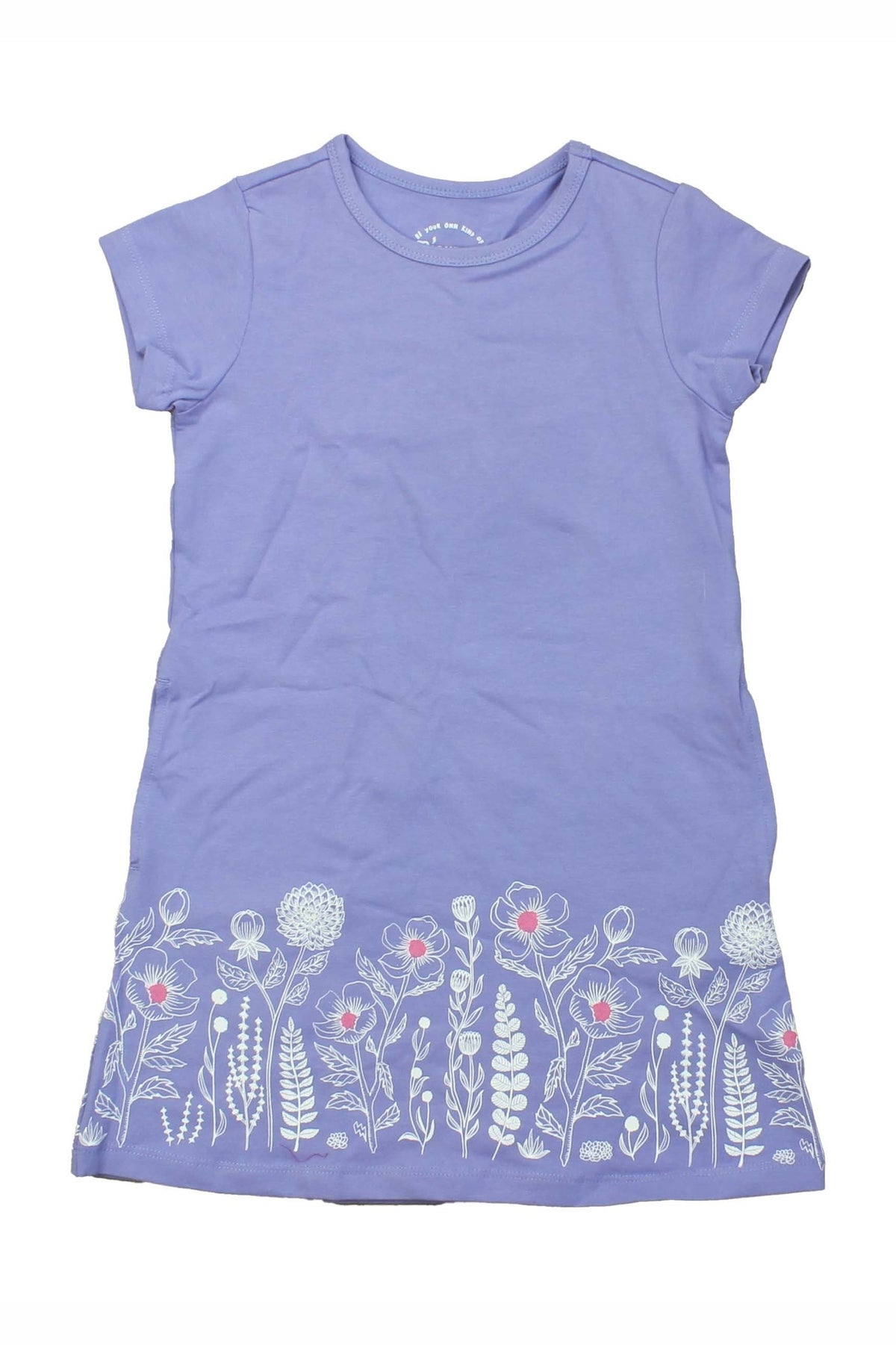 Pre-owned Lavender | White | Flower Dress size: 4-5T Lavender | White | Flower