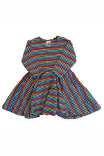 Pre-owned Black Stripe Dress size: 4T Black Stripe