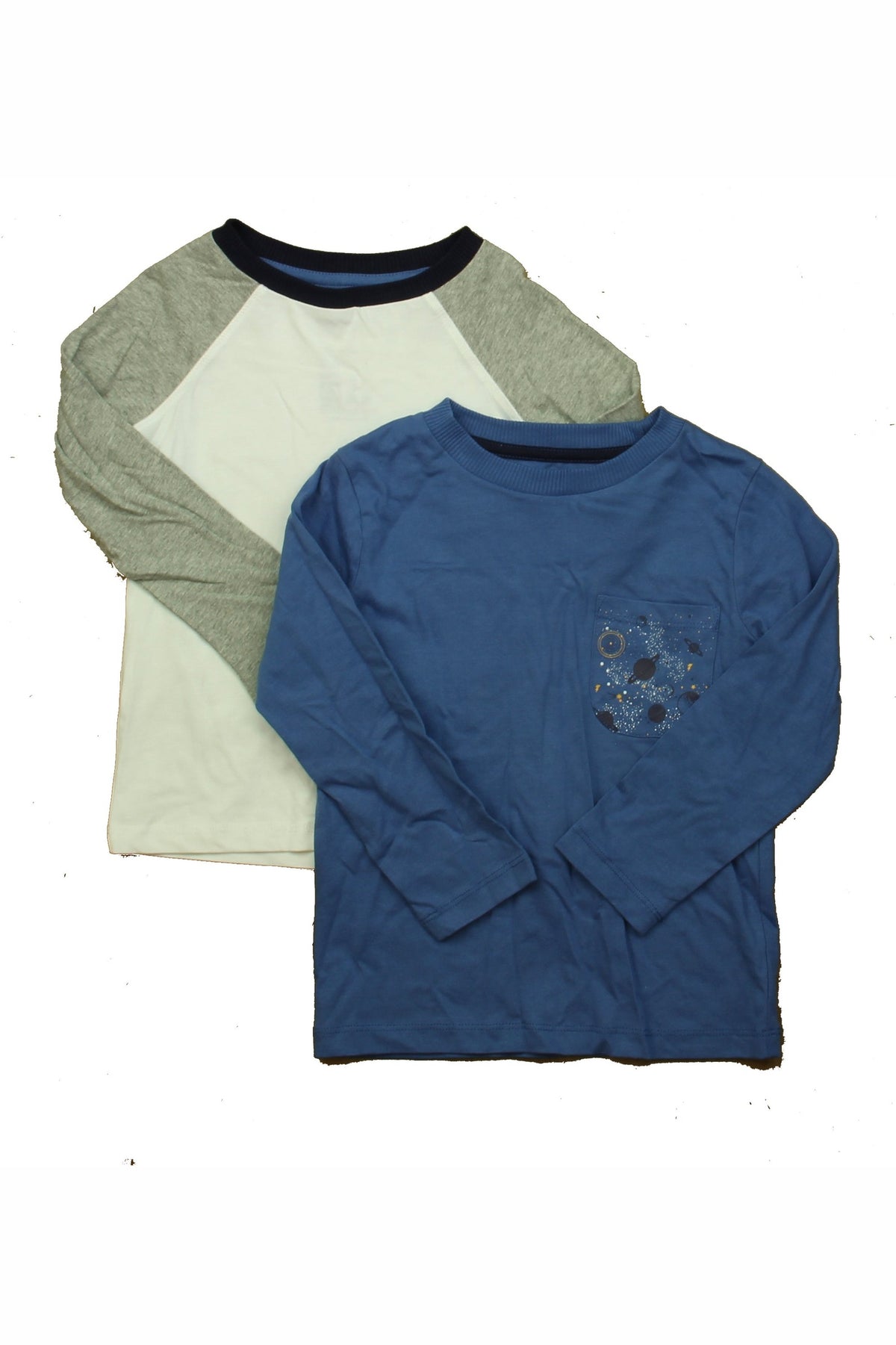 Pre-owned White | Blue T-Shirt size: 4T White | Blue