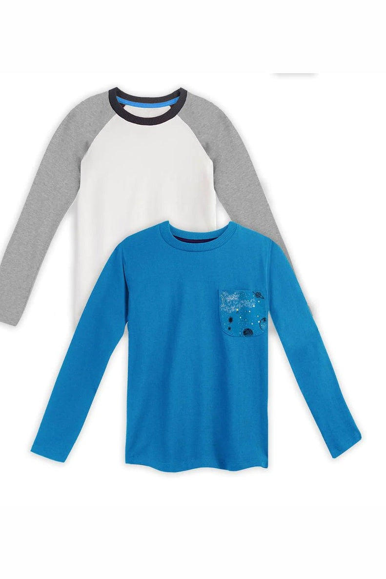 Pre-owned Blue Galaxy T-Shirt size: 6-14 Years Blue Galaxy