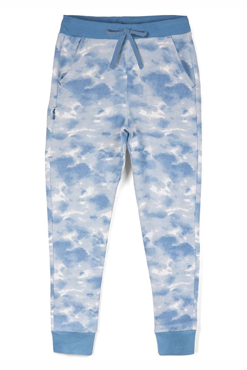 Pre-owned Blue Tie Dye Casual Pants size: 6-14 Years Blue Tie Dye