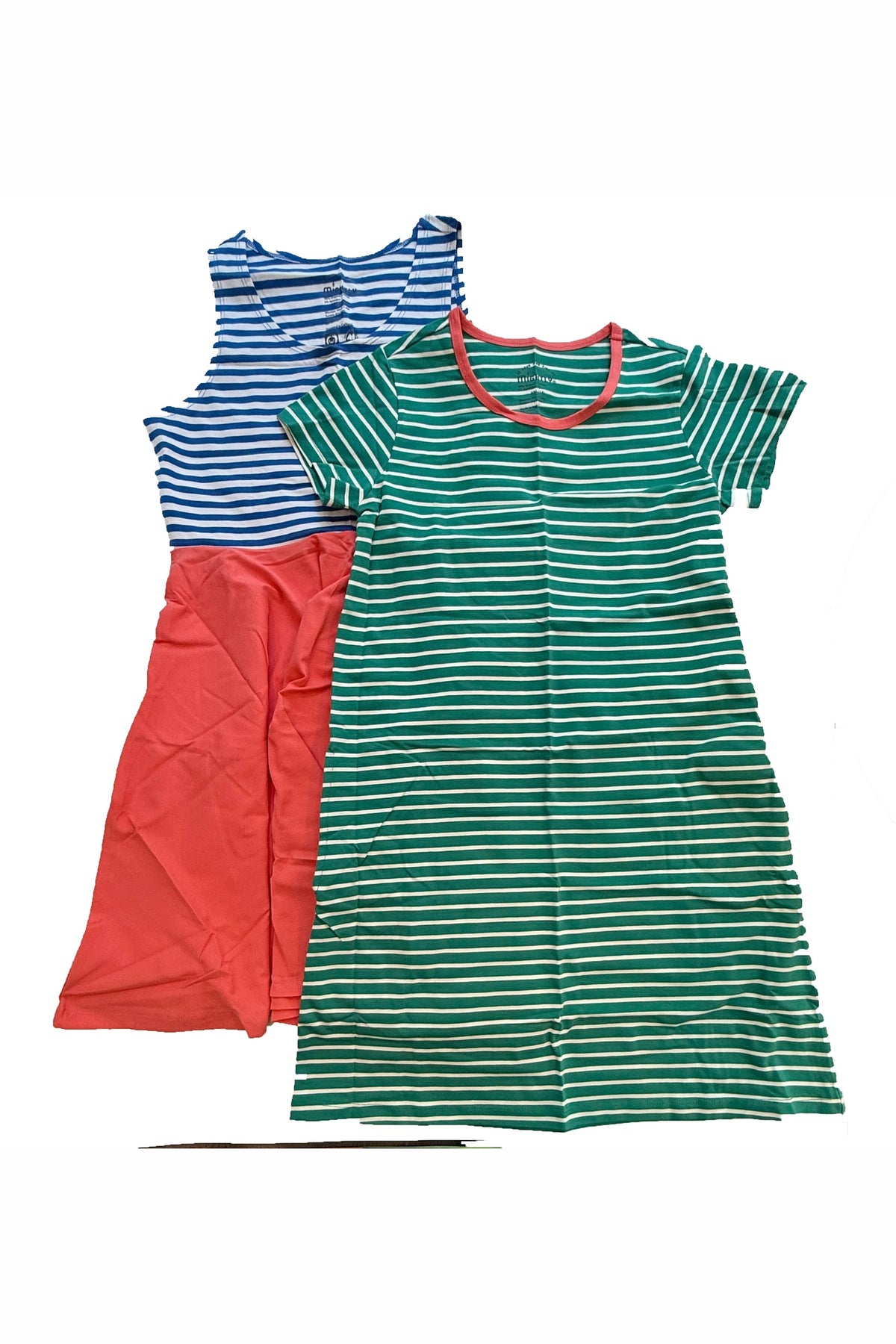Pre-owned Coral | Blue | Green Dress size: 6-14 Years Coral | Blue | Green