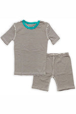 Pre-owned Gray Stripe 2-piece Pajamas size: 6-14 Years Gray Stripe