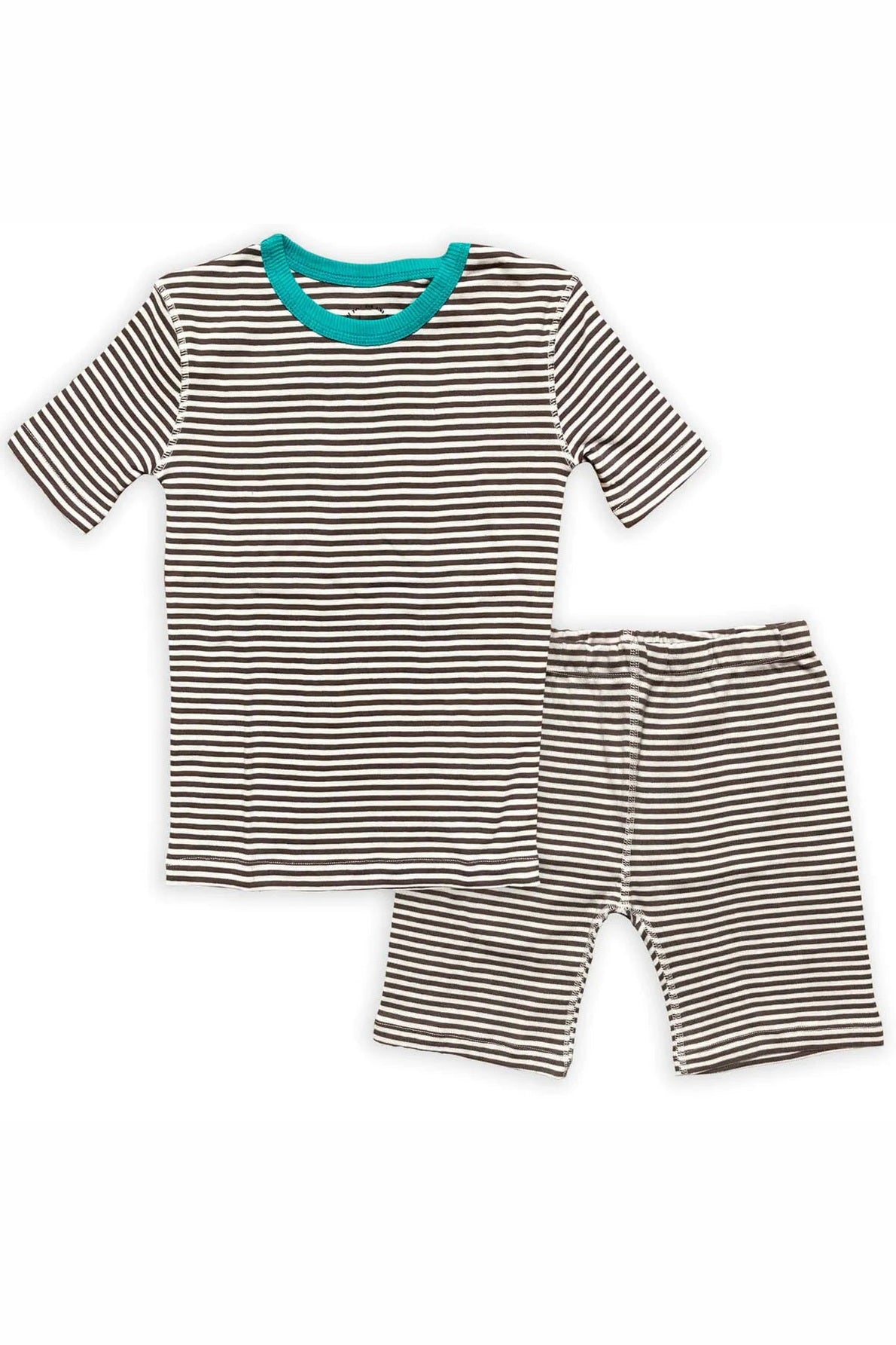 Pre-owned Gray Stripe 2-piece Pajamas size: 6-14 Years Gray Stripe