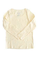 Pre-owned Ivory Long Sleeve T-Shirt size: 6-14 Years Ivory