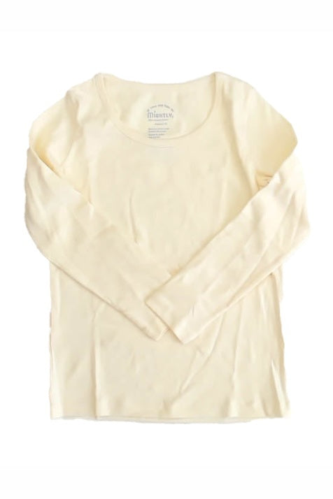 Pre-owned Ivory Long Sleeve T-Shirt size: 6-14 Years Ivory