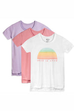 Pre-owned Love is Love Pastel T-Shirt size: 6-14 Years Love is Love Pastel