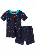 Pre-owned Navy Stars 2-piece Pajamas size: 6-14 Years Navy Stars
