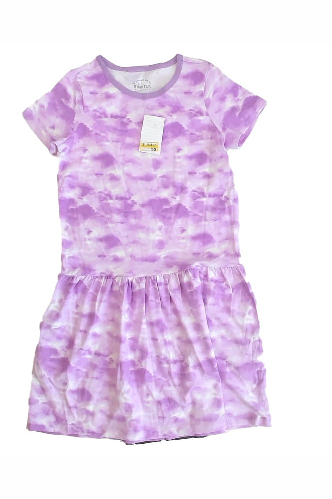 Pre-owned Purple Tie Dye Dress size: 6-14 Years Purple Tie Dye