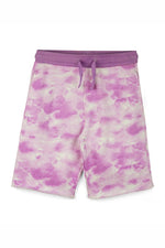 Pre-owned Purple Tie Dye Shorts size: 6-14 Years Purple Tie Dye