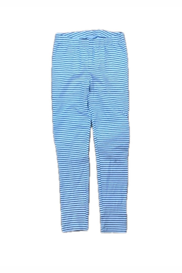 Pre-owned Ivory Stripe Leggings size: 6-7 Years Ivory Stripe