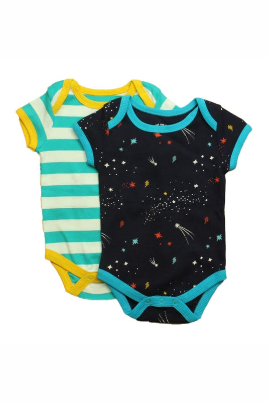Pre-owned Navy | Stripe Onesie size: 6-9 Months Navy | Stripe