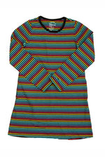 Pre-owned Striped Dress size: 8 Years Striped