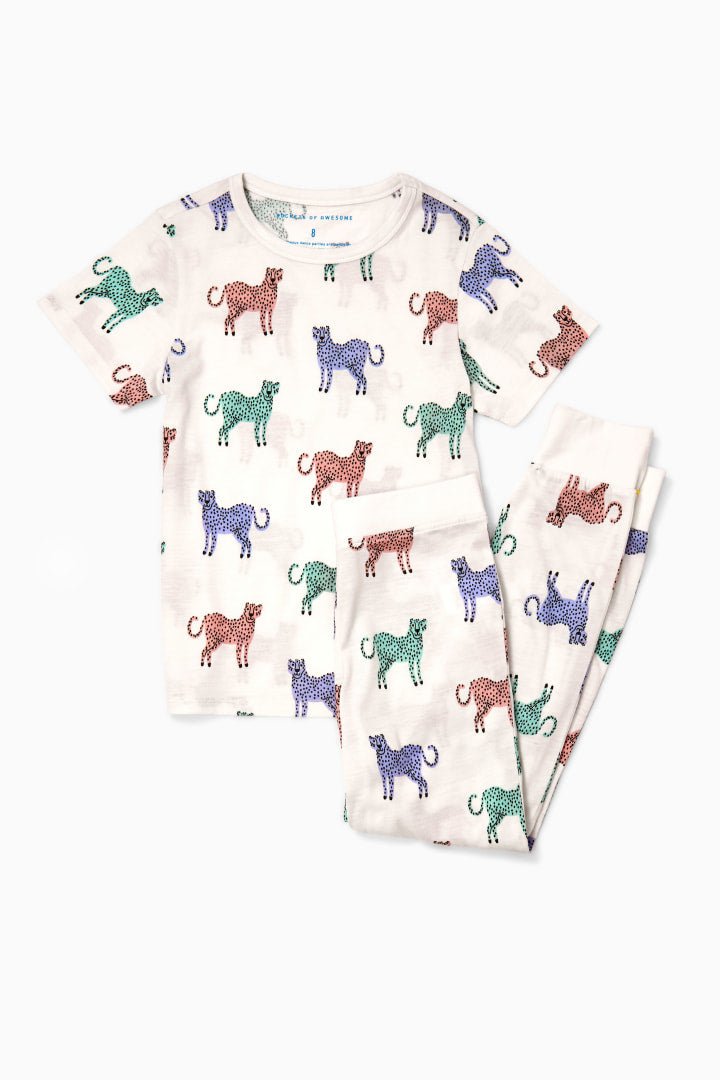 Cheetah Pajama Set - FINAL SALESLEEPWEARRockets of Awesome