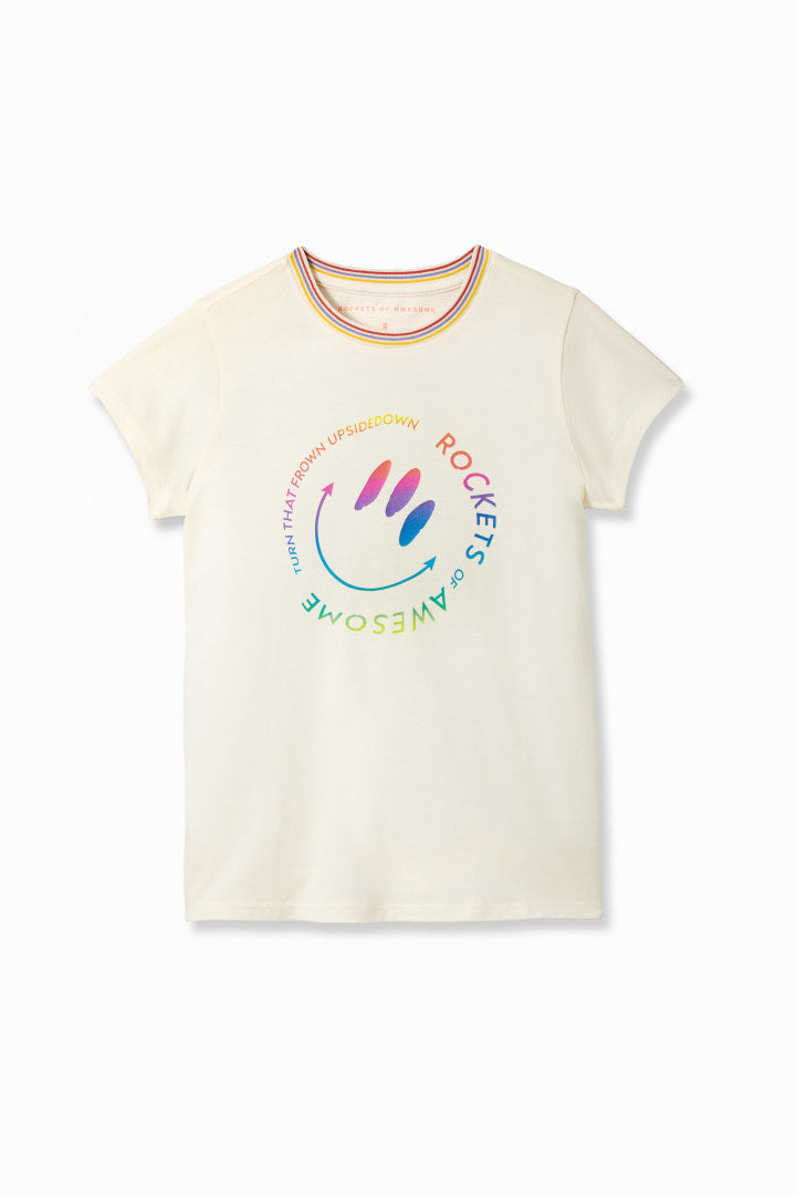 Smiley Rainbow Tee - FINAL SALETOPSRockets of Awesome
