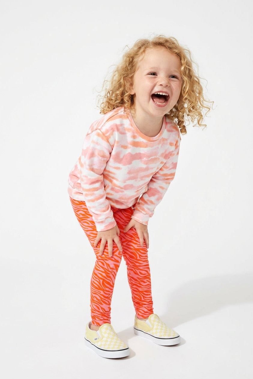 Zebra Tie Dye Sweatshirt